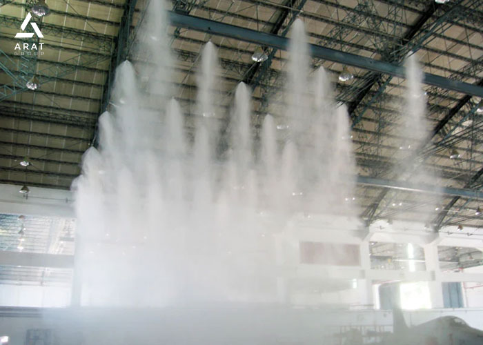 سیستم اطفا حریق سقفی مه پاش (water mist System)