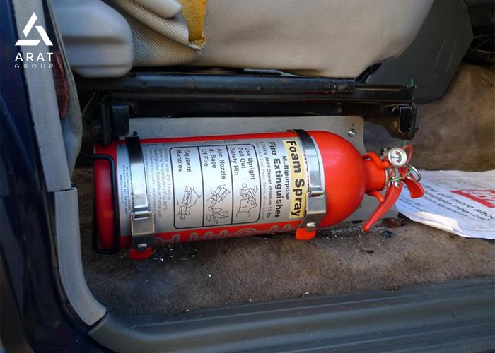 نگهداری از کپسول آتش نشانی خودرو