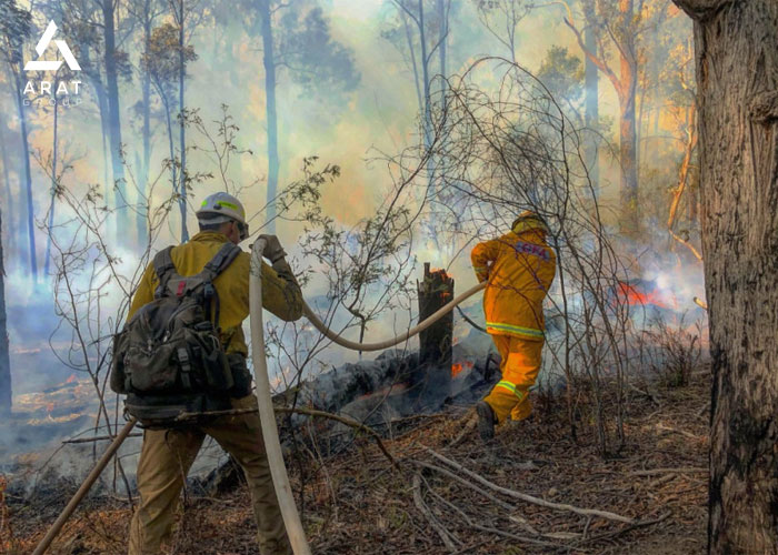 مهار آتش سوزی جنگل در شرایط آب و هوایی ناپایدار