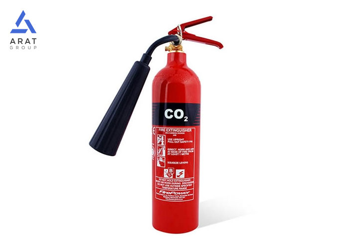 سیستم اطفا حریق دستی - کپسول آتش نشانی گاز CO2
