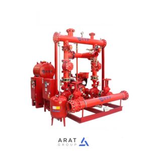 بوستر پمپ آتشنشانی استاندارد های جهانی NFPA20 و UL/FM listed با الکتروپمپ های ساخت استاندارت ( standart pompa) ترکیه
