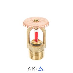 اسپرینکلر آتش نشانی بالازن واکنش استاندارد 1/2 اینچ 68 درجه Rapidrop مدل RD024