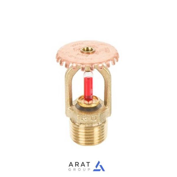 اسپرینکلر آتش نشانی بالازن واکنش استاندارد 1/2 اینچ 68 درجه Rapidrop مدل RD024