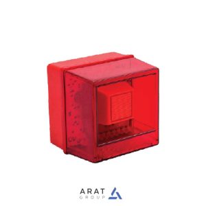 آژیر فلاشر 24 ولت قرمز مدل AVL-24 برند آریاک