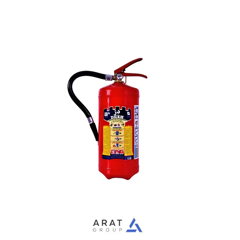کپسول آتش نشانی پودری 4 کیلویی دژ
