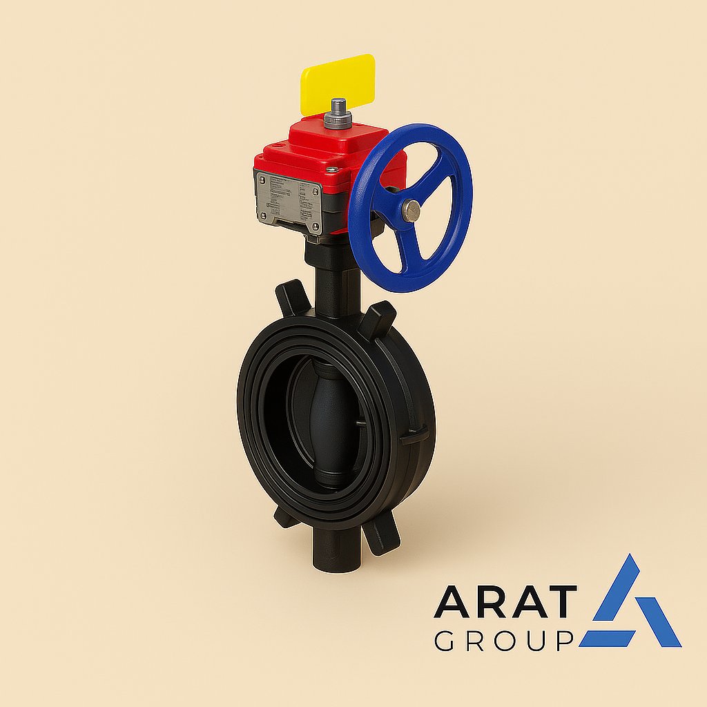 شير پروانه اي 3 اينچ FLOWCOM PSI-UL/FM/ULC/LISTED