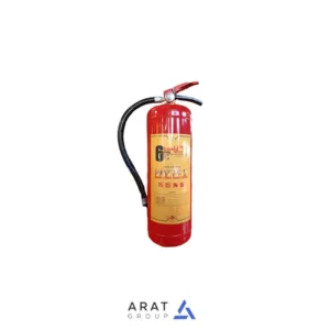 کپسول آتش‌نشانی ۶ کیلوگرم پودر و گاز ABC کارا