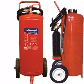 کپسول آتش‌نشانی ۷۵ کیلوگرم پودر و گاز BCE سپهر