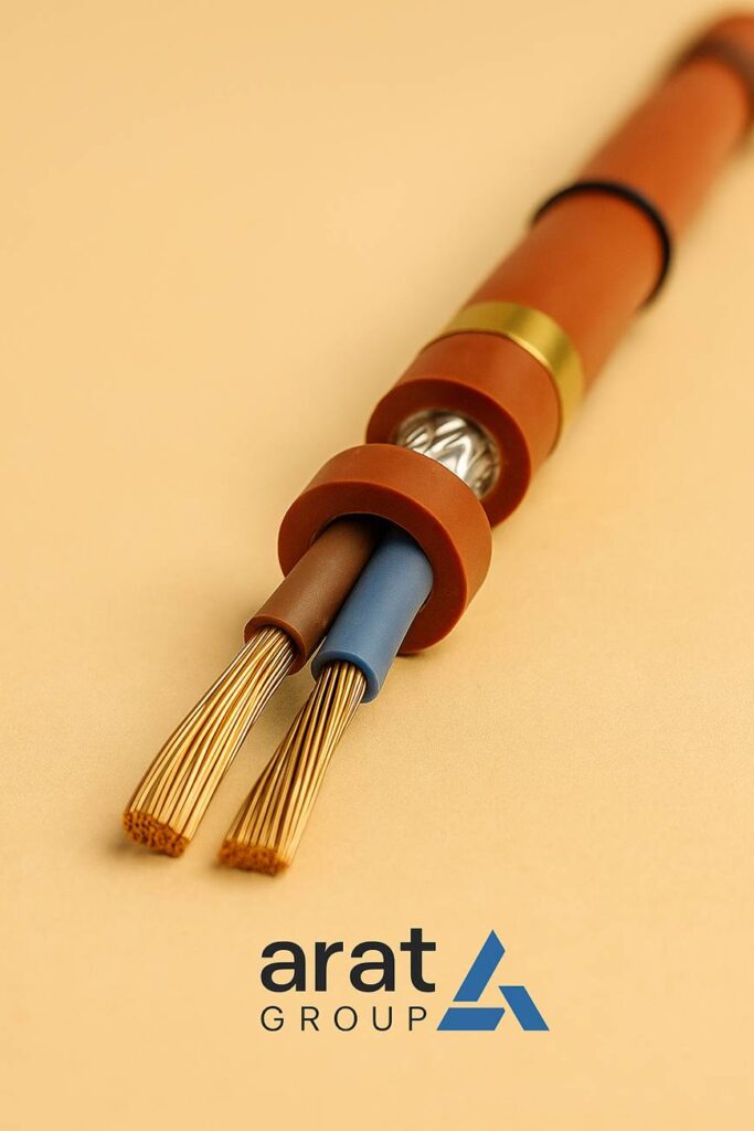 کابل نسوز سیلیکونی شیلددار اعلام حریق