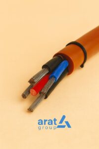 کابل نسوز (ضدحریق) سیلیکونی شیلد دار 800 درجه اعلام حریق