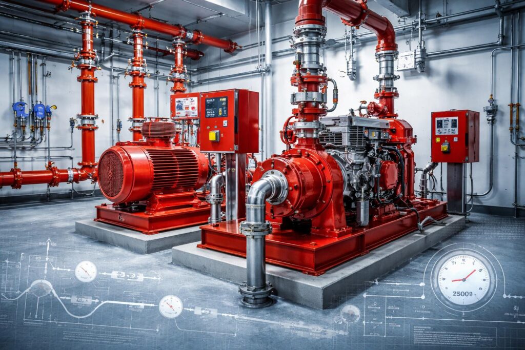 اجزای اصلی بوستر پمپ اسپرینکلر و معیارهای انتخاب مهندسی