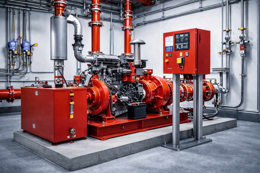 بوستر پمپ اسپرینکلر دیزلی (Diesel Engine Fire Pump Set)