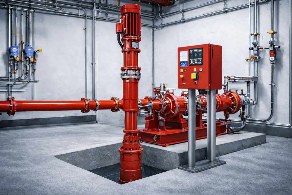 بوستر پمپ اسپرینکلر عمودی (Vertical Turbine Fire Pump)