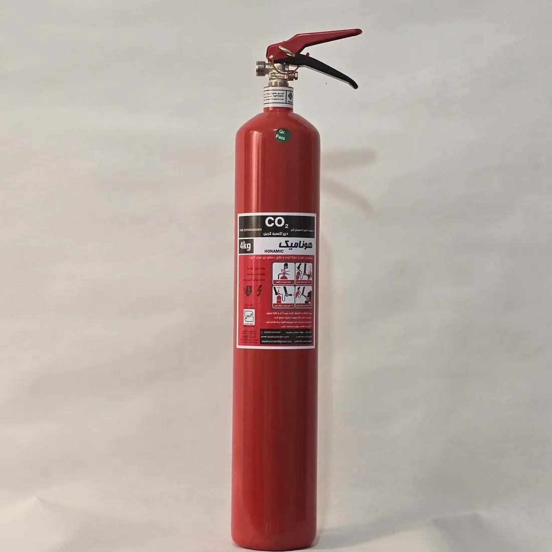 کپسول آتش نشانی 4 کیلوگرمی CO2 هونامیک