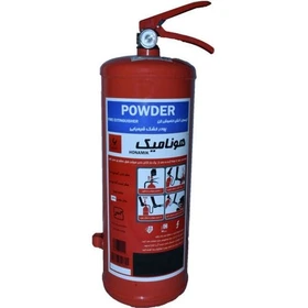 کپسول پودر و گاز 6 کیلویی ABC هونامیک از نوع خاموش‌کننده‌های پودری می باشد.