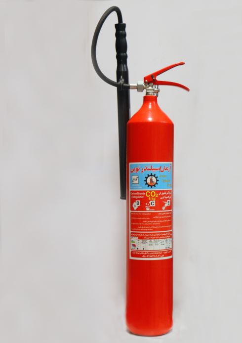 کپسول آتش نشانی 6 کیلوگرمی گاز co2 آرمان سیلندر