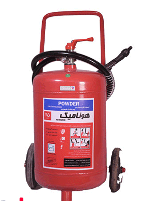 کپسول آتش نشانی مدل پودر و گاز وزن 25 کیلوگرم هونامیک
