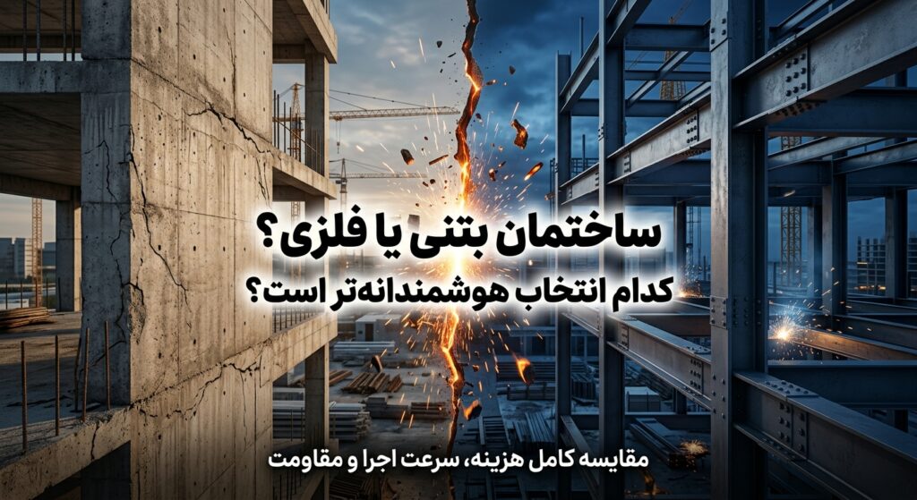 ساختمان بتنی یا فلزی؟