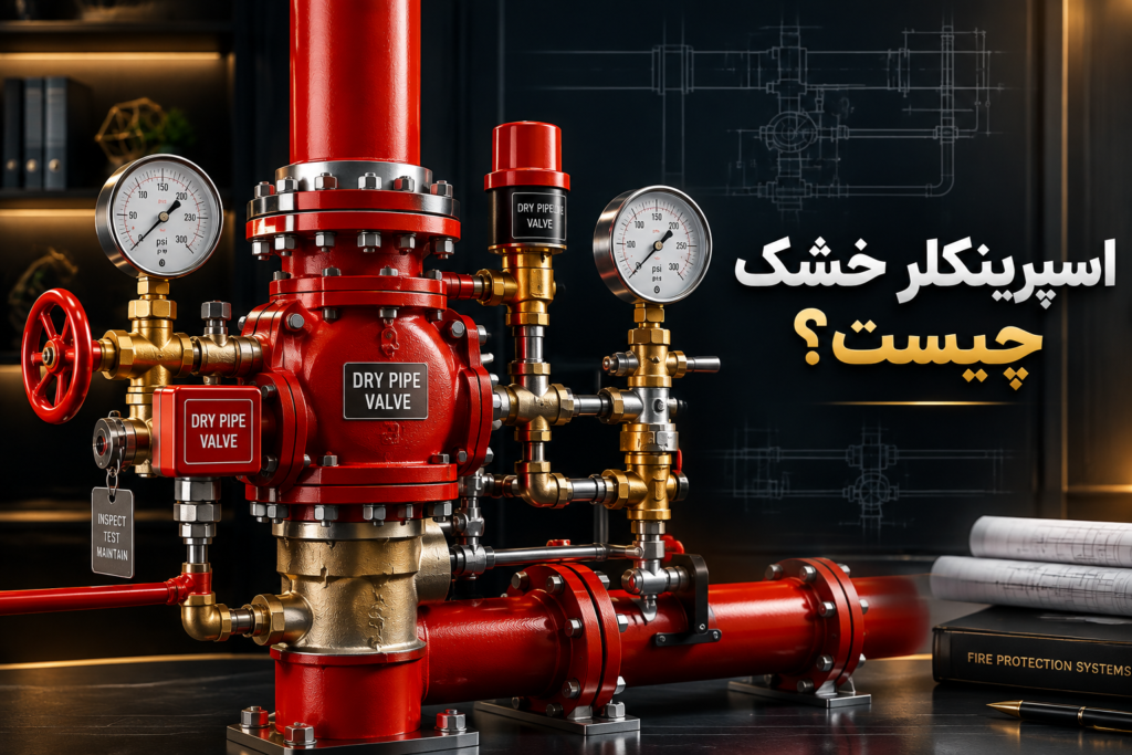 اسپرینکلر خشک چیست و چه جاهایی استفاده می‌شود؟