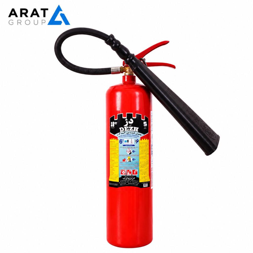 کپسول آتش نشانی 6 کیلوگرمی Co2 دژ